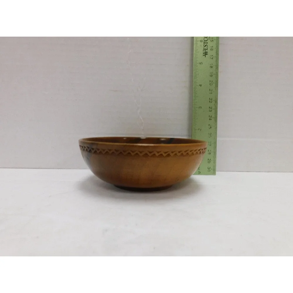 Vintage 1970's Small Hand Carved Bowl MM39